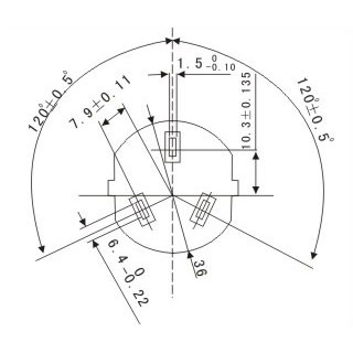 標(biāo)準(zhǔn)三芯插頭電源線-PSB－6